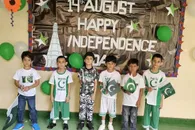 Montessori children celebrate Independence Day at Spring Buds